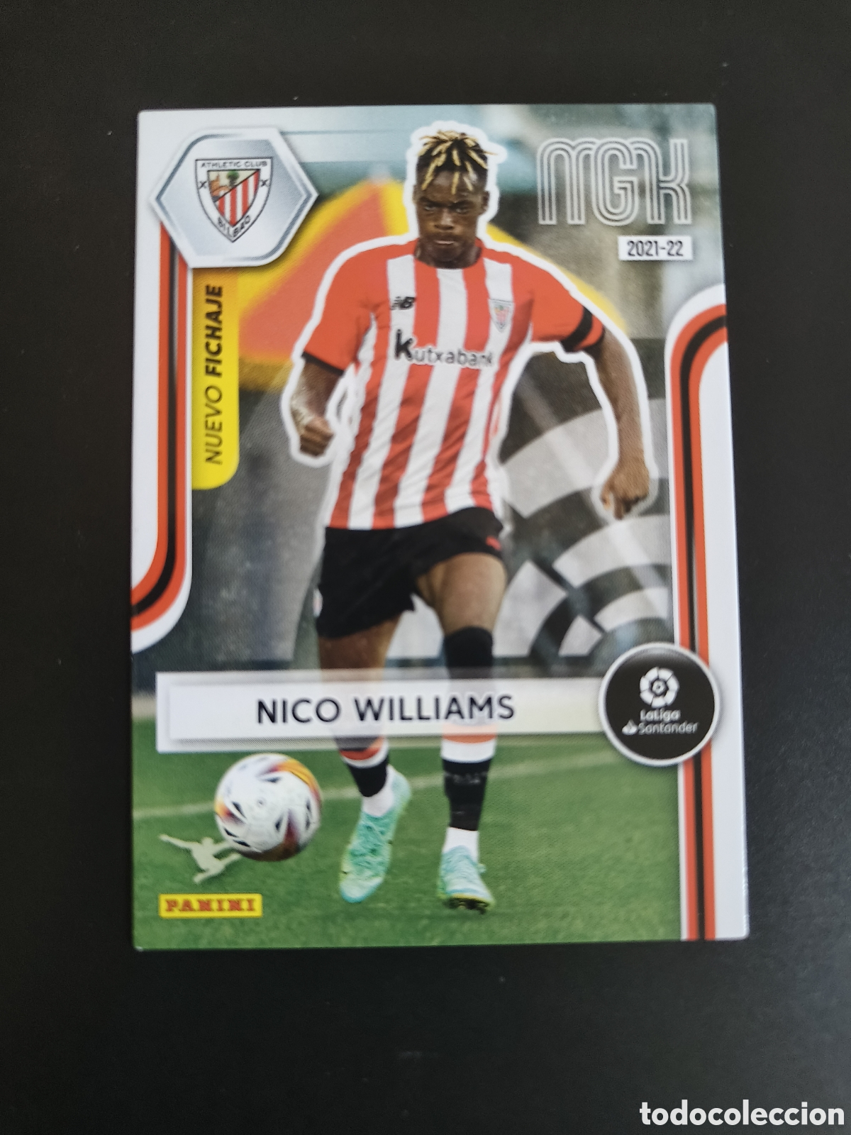 Cromos de f&uacute;tbol: Megacracks 2021/22 437 Nico Williams Athletic Club Nuevo Fichaje