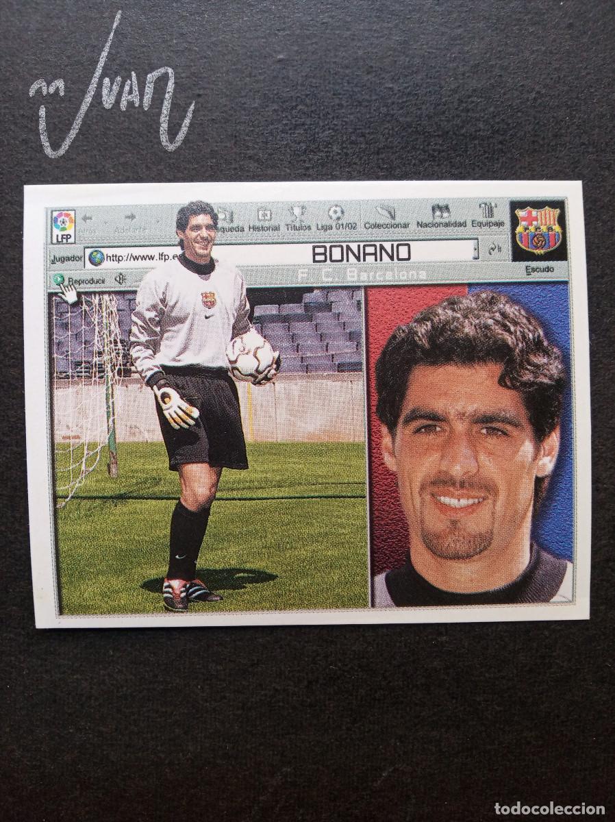 Cartes &agrave; collectionner de Football: BONANO FC BARCELONA ARGENTINA ⚽ COLECCIONES ESTE &reg; 2001 2002 LIGA 01 02 SIN PEGAR NUNCA PEGADO NUEVO