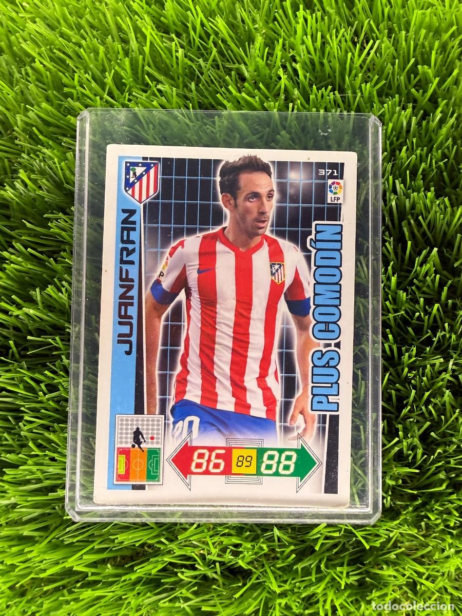 Fu&szlig;ball-Sticker: N&ordm; 371 Juanfran Plus Comod&iacute;n Atl&eacute;tico de Madrid Adrenalyn XL 12 13