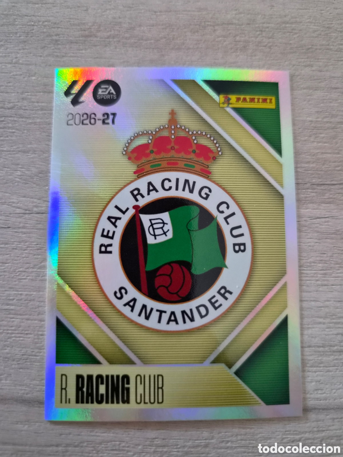 Fu&szlig;ball-Sticker: N&deg;1 Racing de Santander Escudo Liga Este 26/27