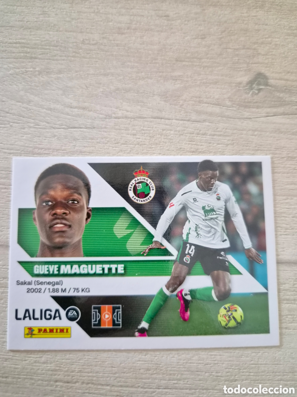 Cromos de f&uacute;tbol: N&deg;11 Racing de Santander Maguette Liga Este 26/27