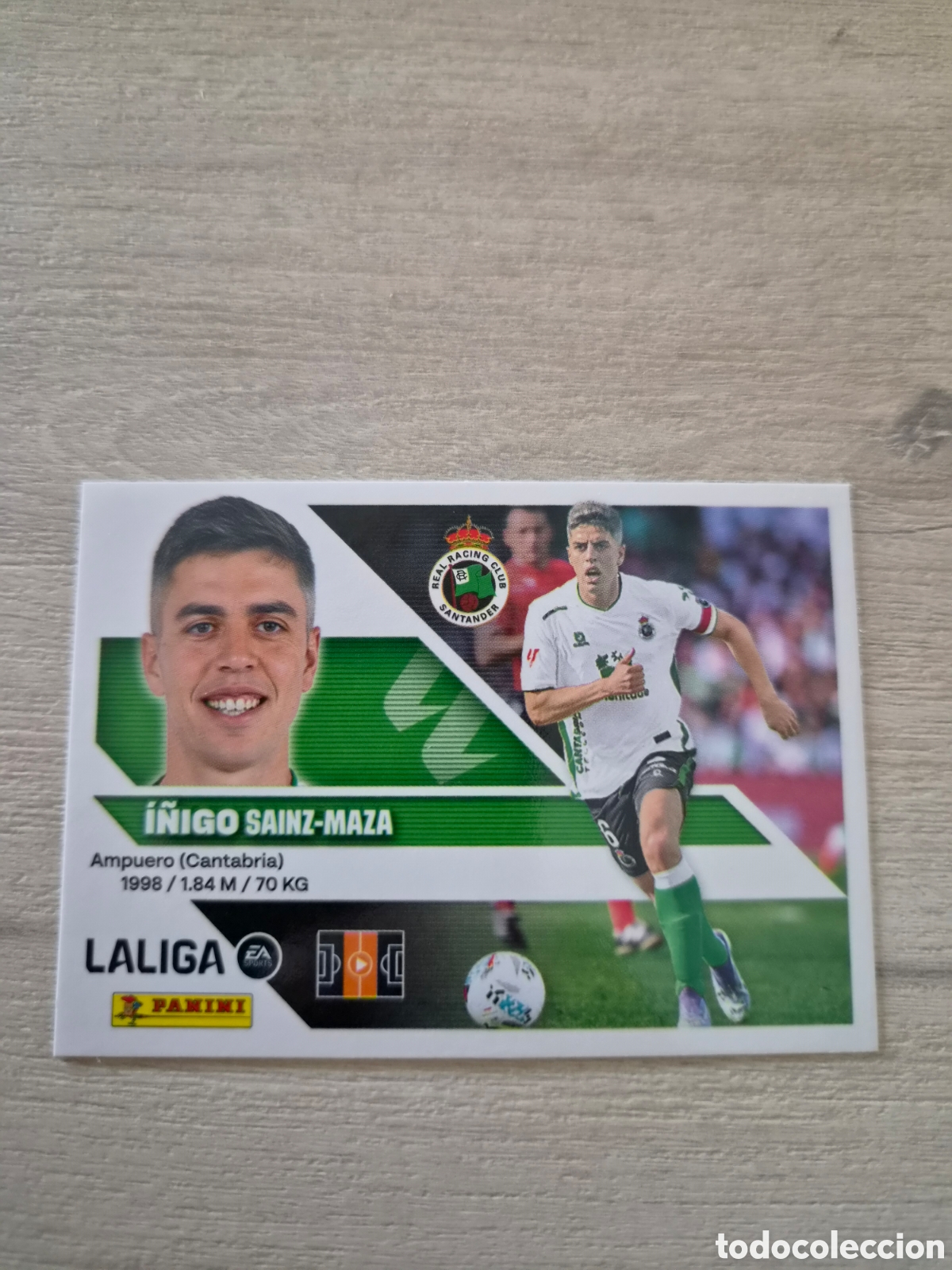 Cromos de Futebol: N&deg;13 Racing de Santander I&ntilde;igo Liga Este 26/27