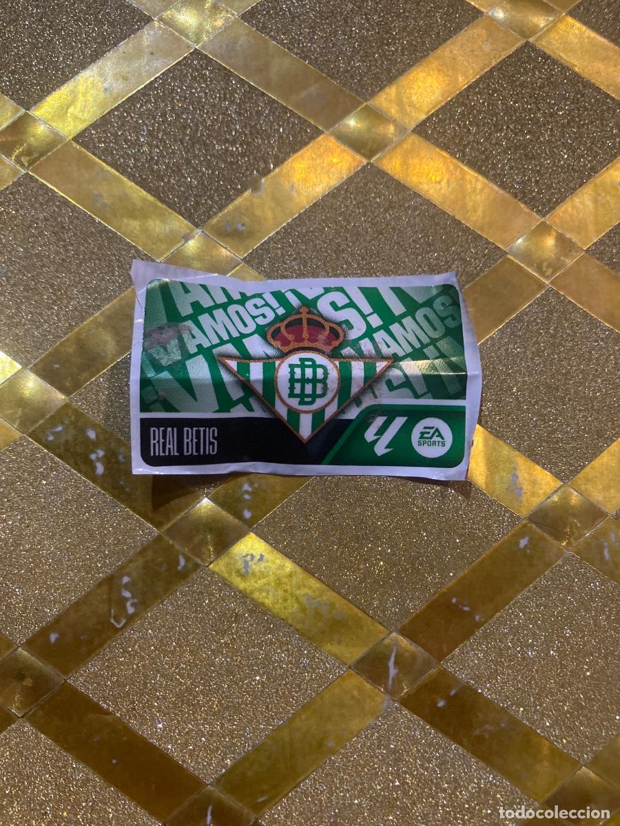 Cromos de Futebol: CROMO DE FUTBOL ESCUDO BETIS &iexcl;VAMOS ! CHICLE LIGA 2026 2027 PANINI !
