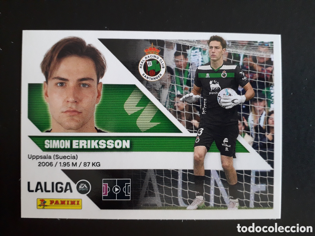 Cromos de Futebol: ERIKSSON RACING DE SANTANDER N&deg; 4 ED ESTE 2026 2027 26 27 SIN PEGAR PEDIDO M&Iacute;NIMO 3&euro;