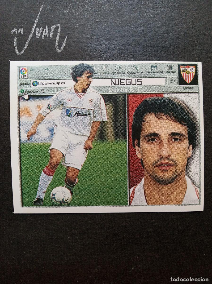Cromos de Futebol: FICHAJE N&ordm; 20 NJEGUS SEVILLA SERBIA ⚽ COLECCIONES ESTE &reg; 2001 2002 LIGA 01 02 SIN PEGAR NUNCA NUEVO