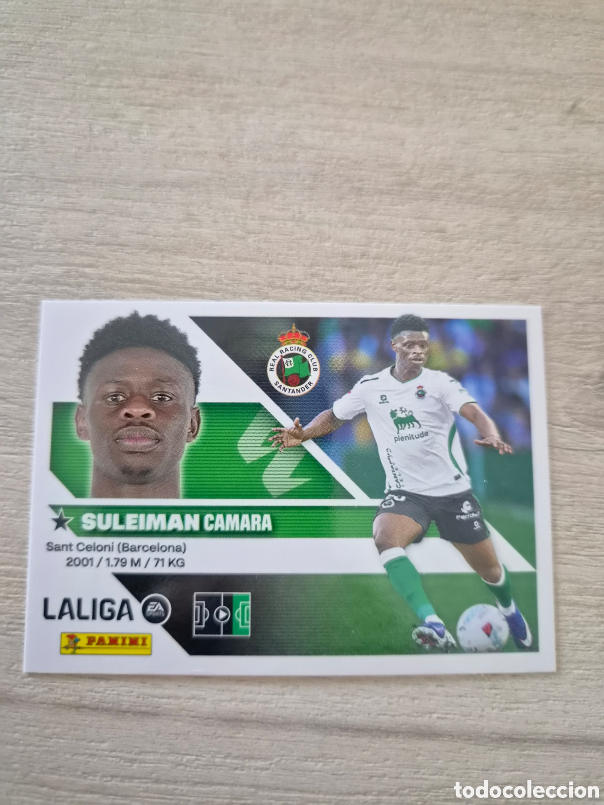 Fu&szlig;ball-Sticker: N&deg;15 Racing de Santander Suleiman Liga Este 26/27