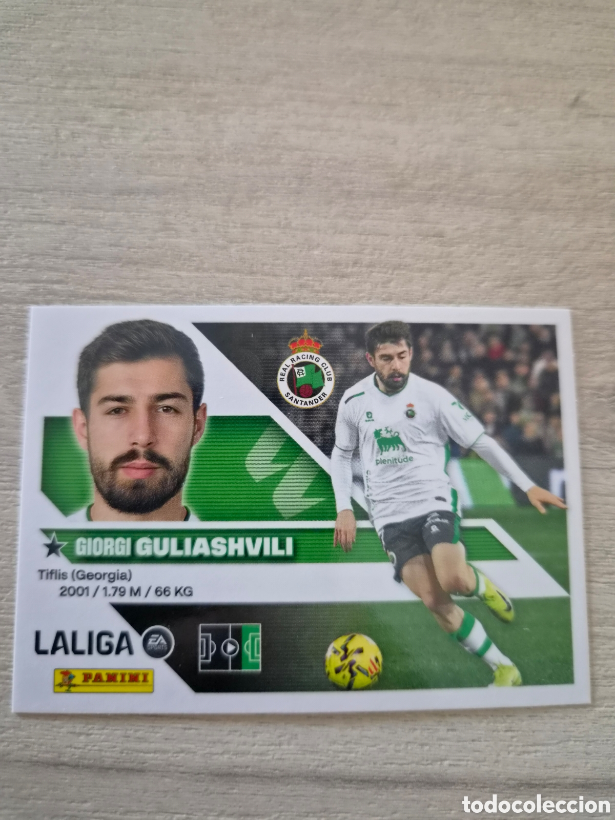 Fu&szlig;ball-Sticker: N&deg;17 Racing de Santander Guliashvili Liga Este 26/27