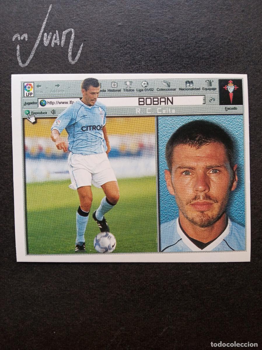 Cromos de f&uacute;tbol: FICHAJE N&ordm; 23 BOBAN RC CELTA VIGO CROACIA ⚽ COLECCIONES ESTE &reg; 2001 2002 LIGA 01 02 SIN PEGAR NUNCA