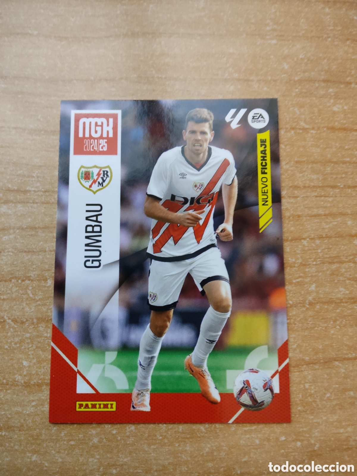 Cromos de f&uacute;tbol: 456 GUMBAU NUEVO FICHAJE RAYO VALLECANO MEGACRACKS 2024 2025