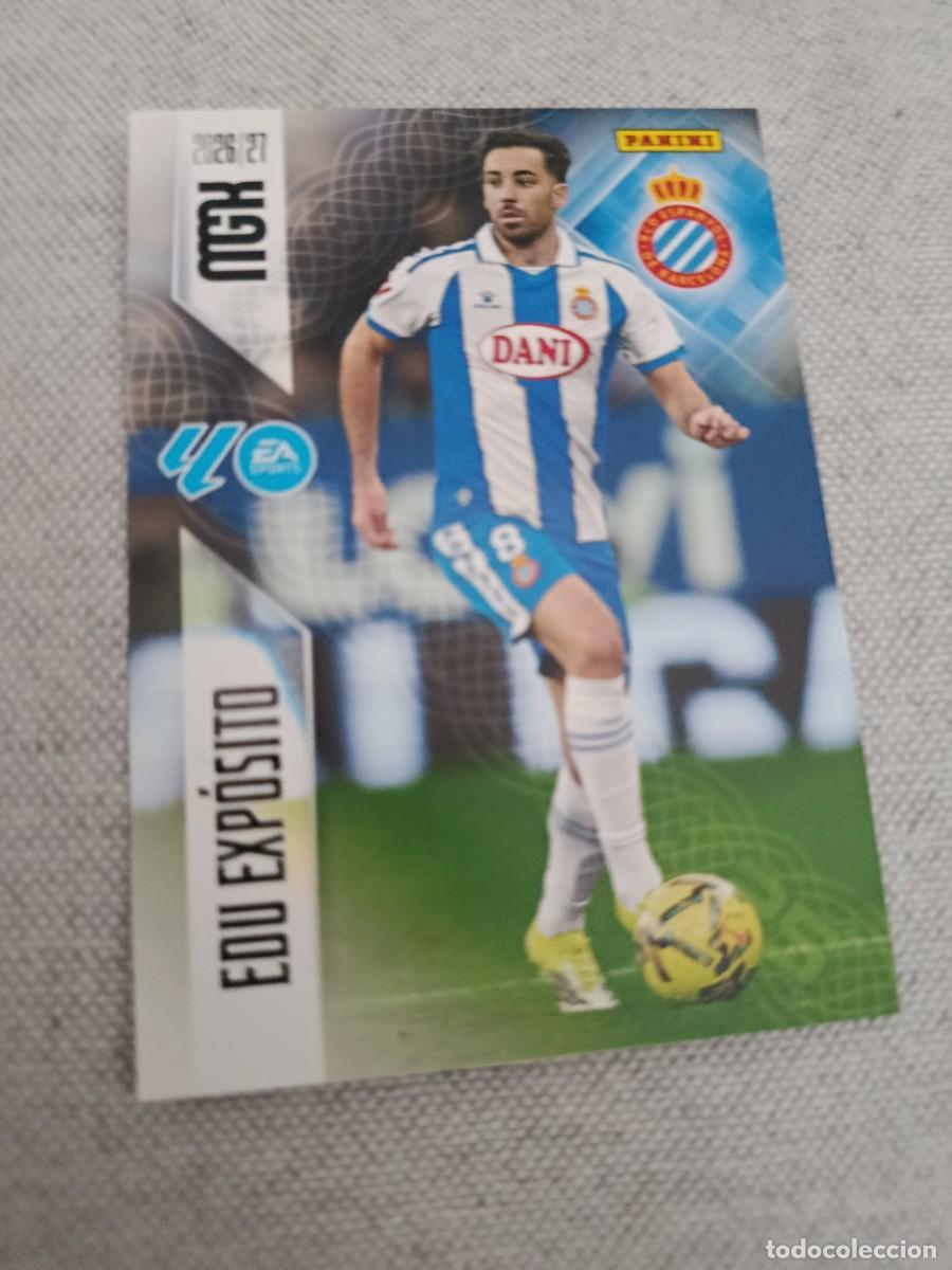 Cromos de f&uacute;tbol: Megacracks 26/27. 174- Edu Exp&oacute;sito. Espanyol.