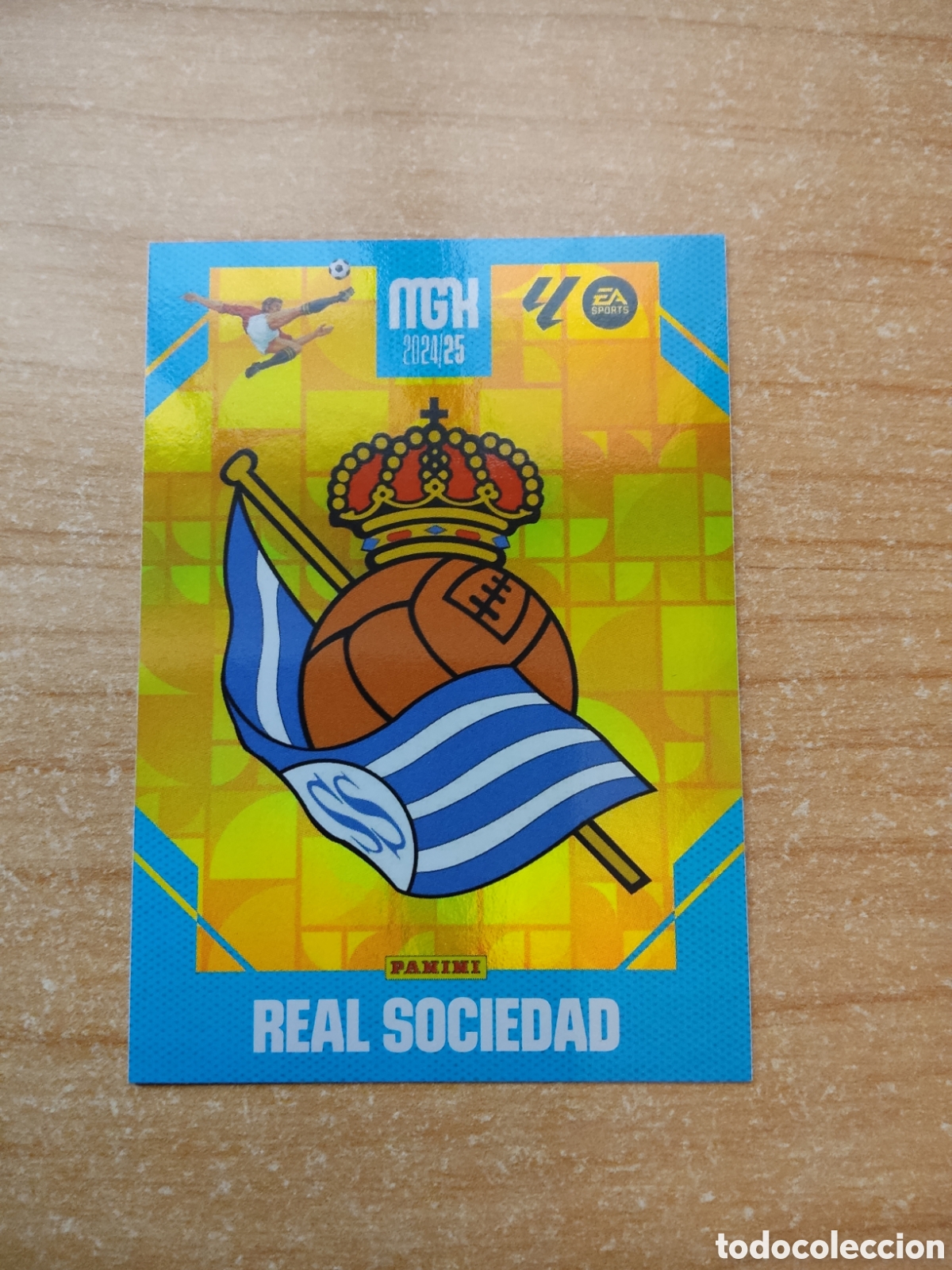 Cromos de f&uacute;tbol: 289 ESCUDO REAL SOCIEDAD MEGACRACKS 2024 2025