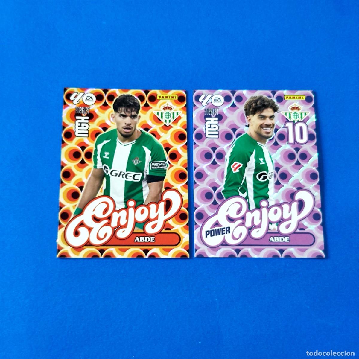 Cromos de f&uacute;tbol: Megacracks 2026 2027 / 26 27 Enjoy - Enjoy Power Dani Abde Betis
