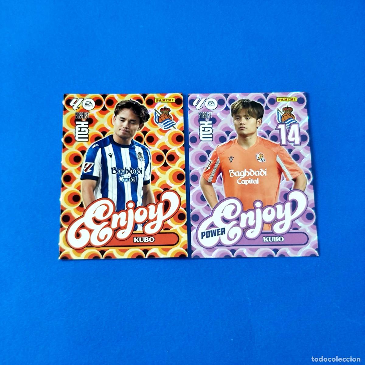 Cromos de f&uacute;tbol: Megacracks 2026 2027 / 26 27 Enjoy - Enjoy Power Dani Kubo Real Sociedad