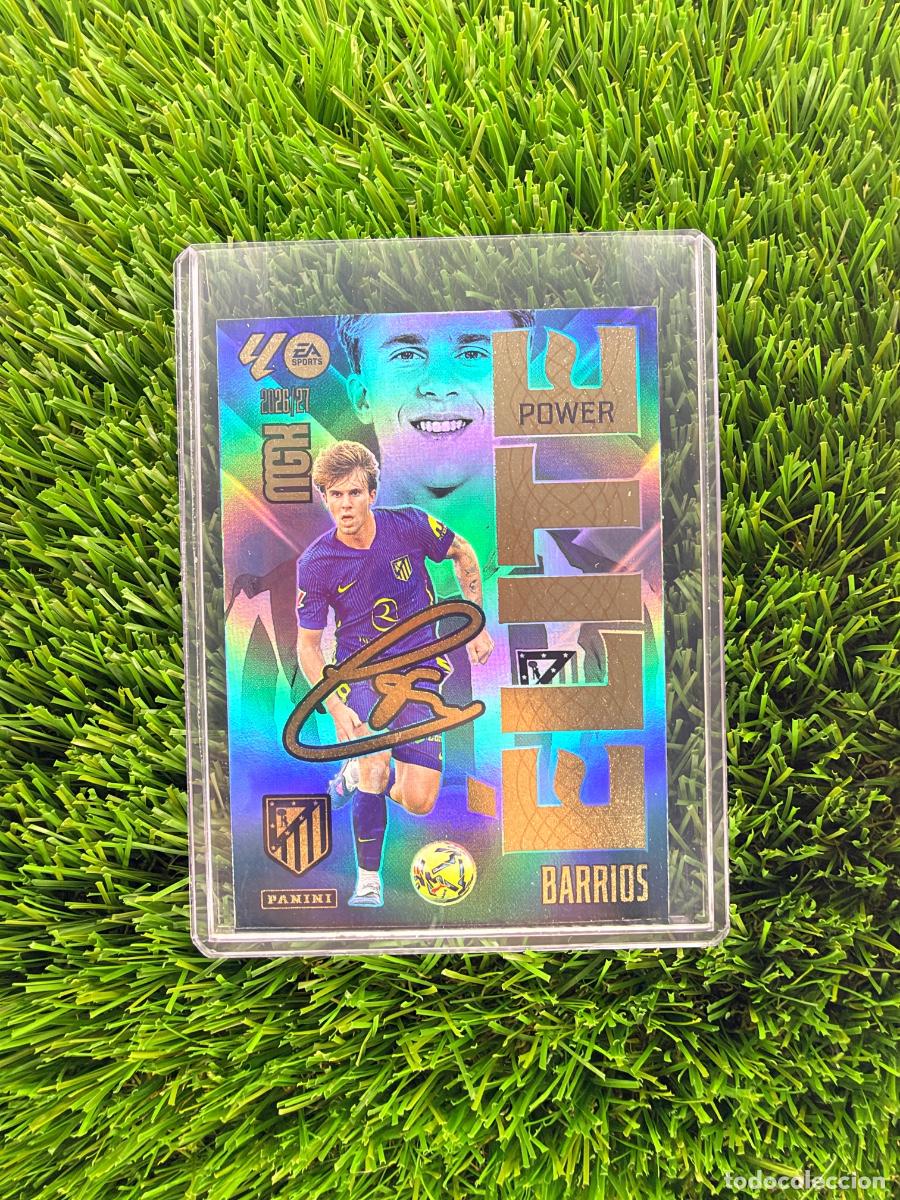 Cromos de f&uacute;tbol: N&ordm; 1P Barrios &Eacute;lite Power Atl&eacute;tico de Madrid Megacracks 26 27