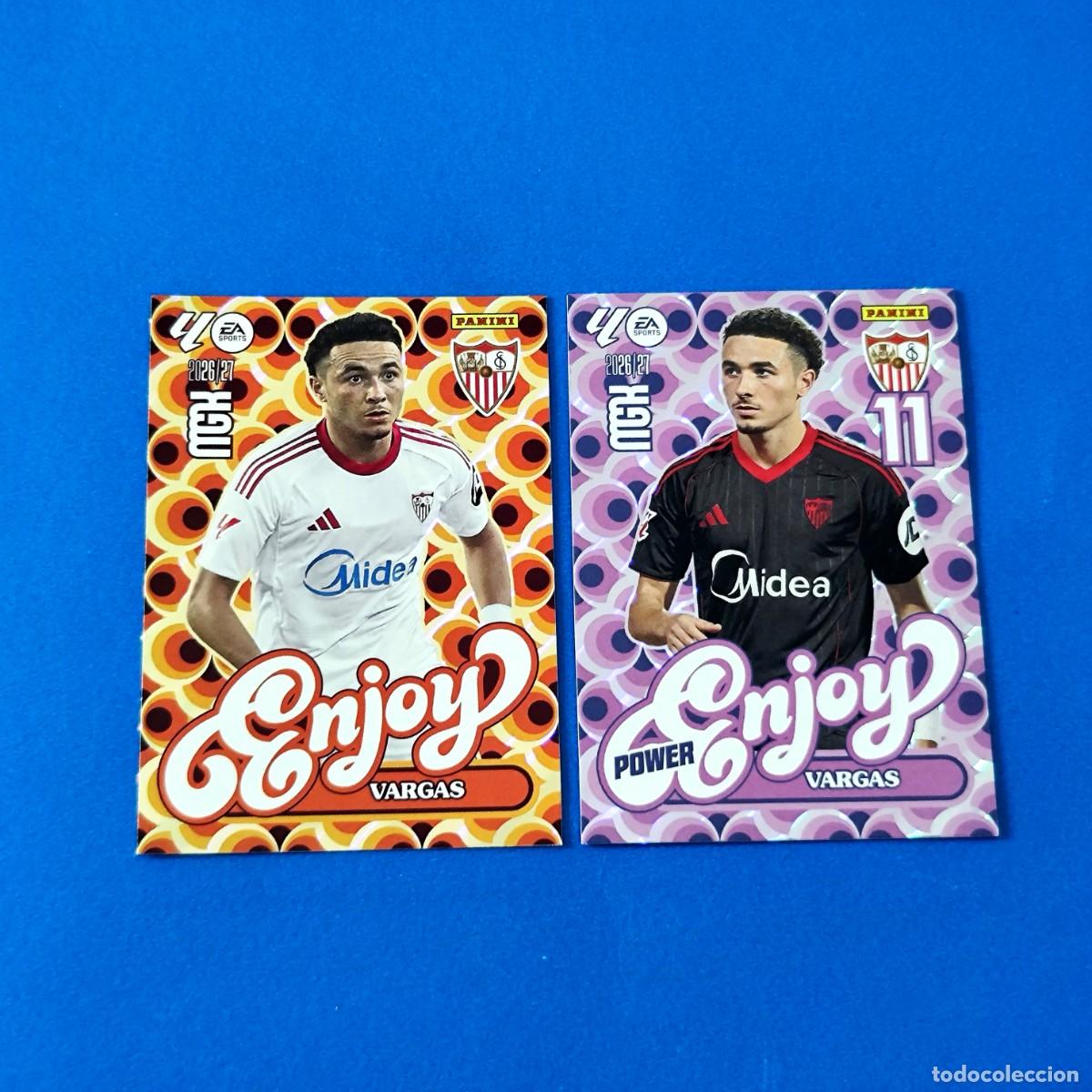 Cromos de f&uacute;tbol: Megacracks 2026 2027 / 26 27 Enjoy - Enjoy Power Dani Vargas Sevilla