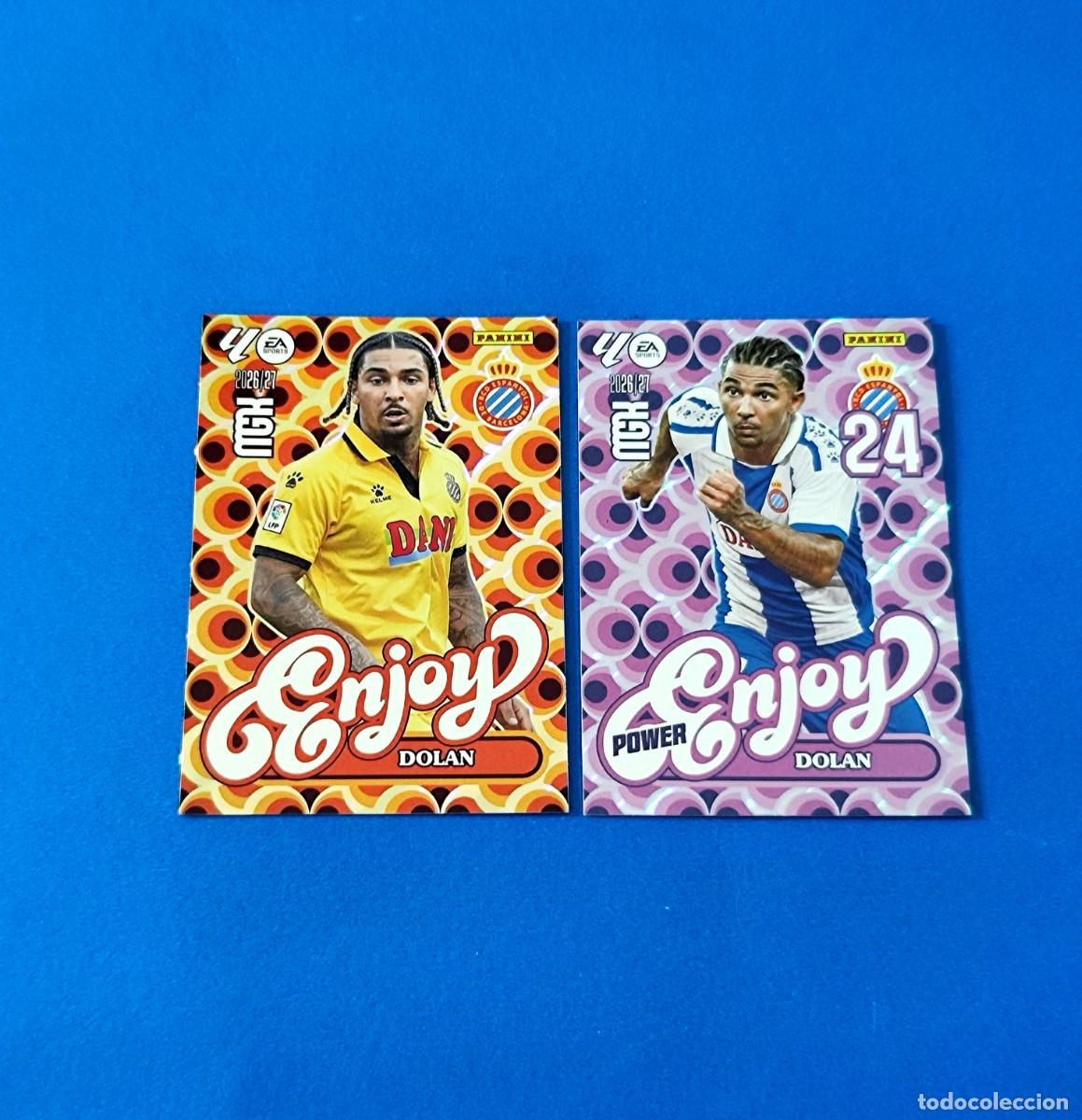 Cromos de f&uacute;tbol: Megacracks 2026 2027 / 26 27 Enjoy - Enjoy Power Dani Dolan Espa&ntilde;ol