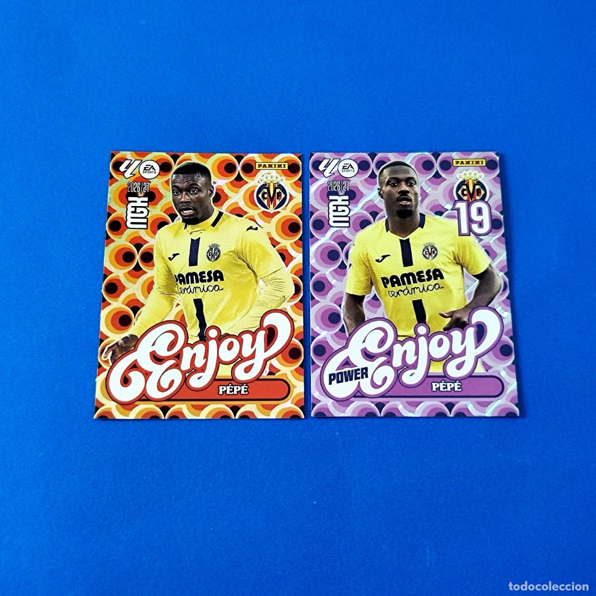 Cromos de f&uacute;tbol: Megacracks 2026 2027 / 26 27 Enjoy - Enjoy Power Dani P&eacute;p&eacute; Villarreal