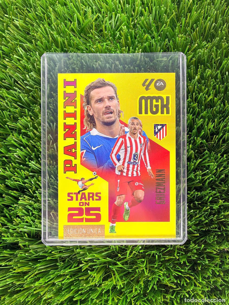 Cromos de f&uacute;tbol: N&ordm; 443 Griezmann Stars on 25 Atl&eacute;tico de Madrid Megacracks 26 27