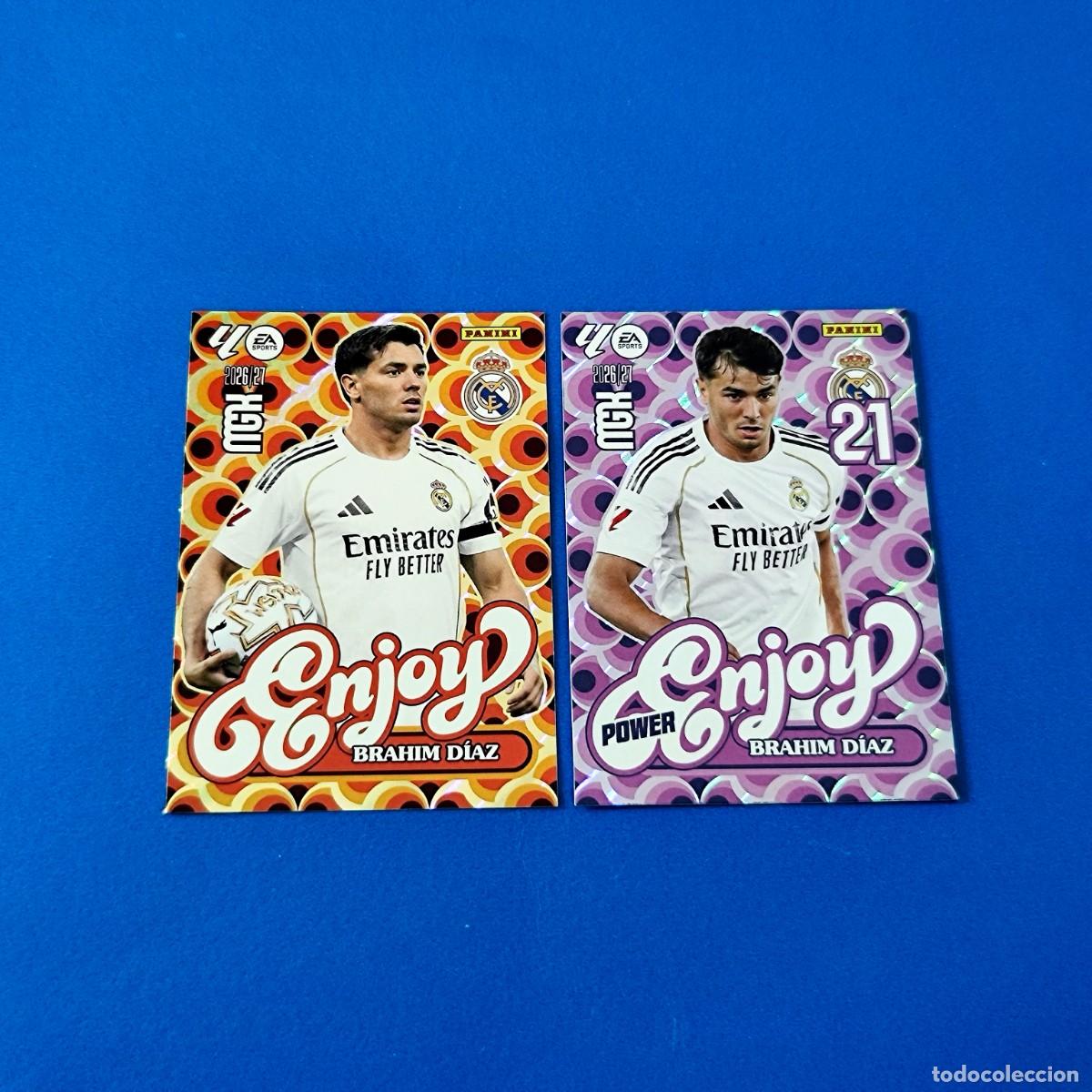 Cromos de f&uacute;tbol: Megacracks 2026 2027 / 26 27 Enjoy - Enjoy Power Dani Brah&iacute;n D&iacute;az Real Madrid