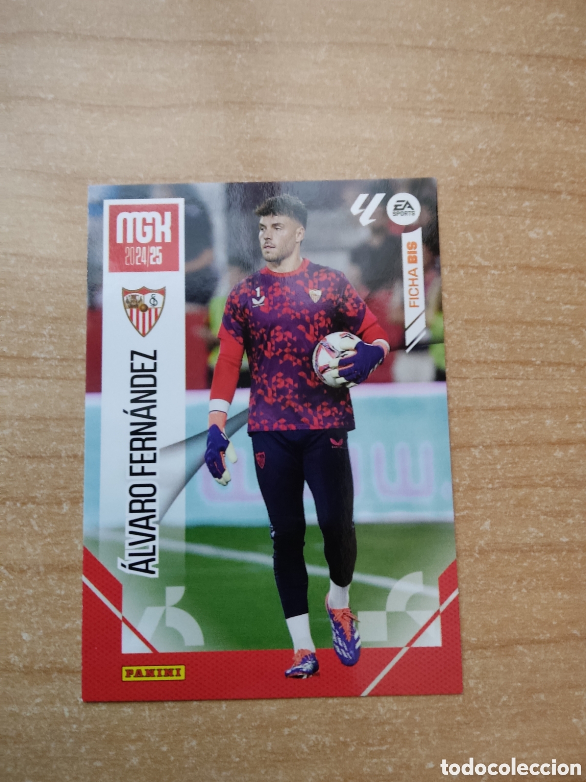 Football Stickers: 309 BIS ALVARO FERNANDEZ SEVILLA MEGACRACKS 2024 2025