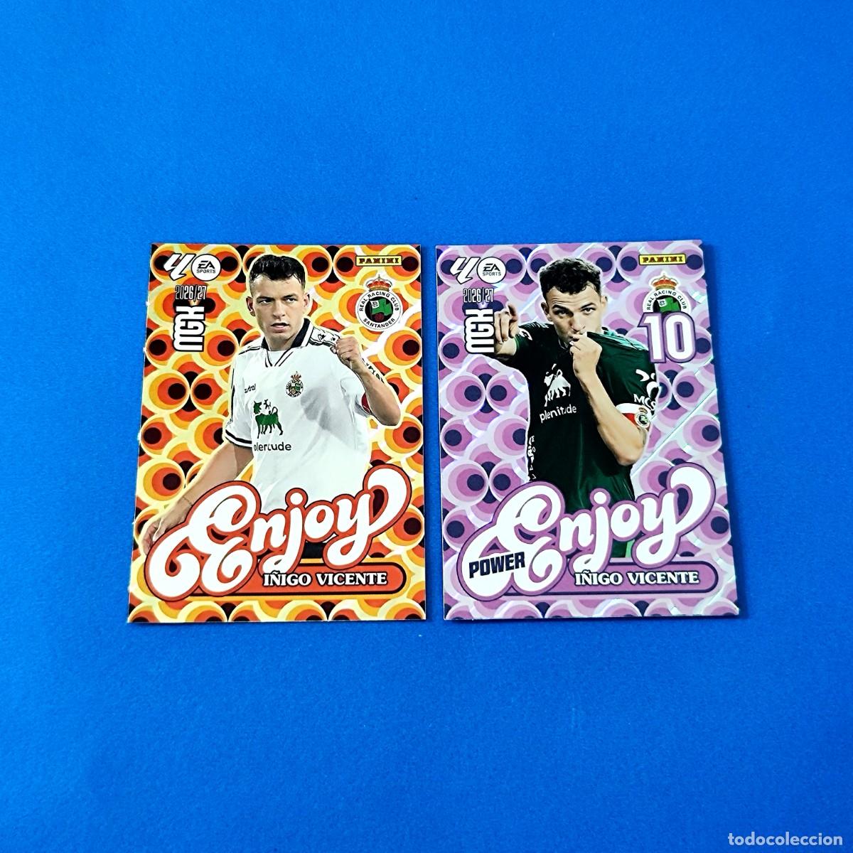 Football Stickers: Megacracks 2026 2027 / 26 27 Enjoy - Enjoy Power &Iacute;&ntilde;igo Vicente Racing de Santander