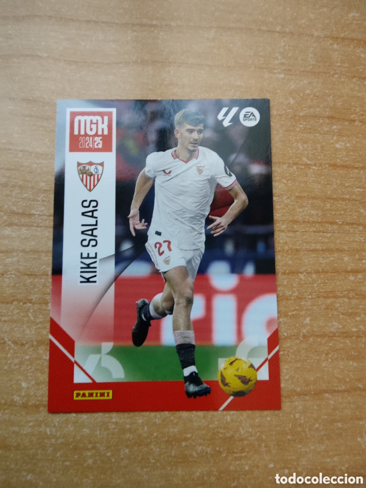 Football Stickers: 314 KIKE SALAS SEVILLA MEGACRACKS 2024 2025