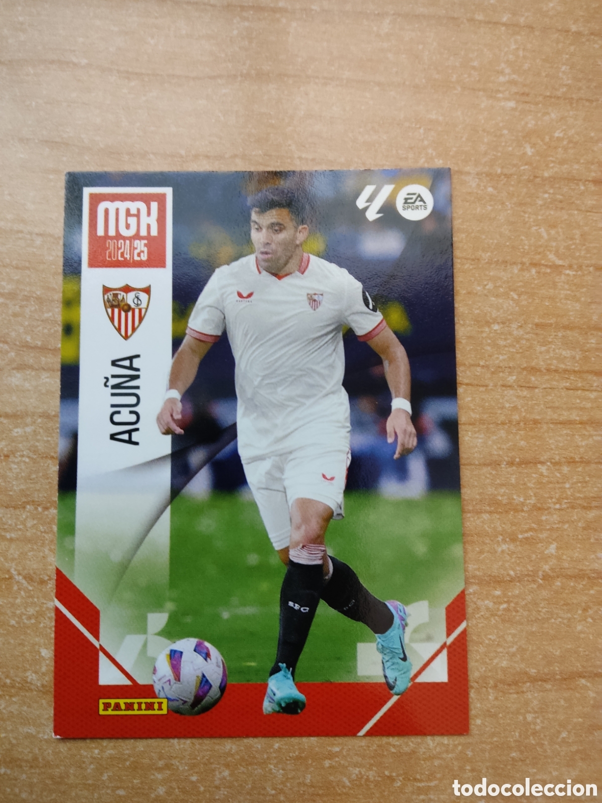 Football Stickers: 315 ACU&Ntilde;A SEVILLA MEGACRACKS 2024 2025