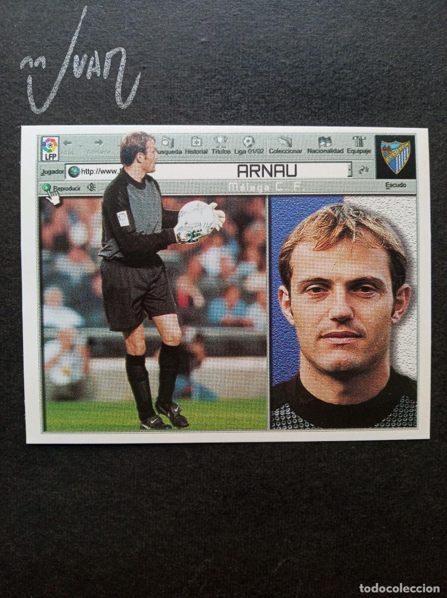Cromos de f&uacute;tbol: COLOCA ARNAU MALAGA CF ⚽ COLECCIONES ESTE &reg; 2001 2002 LIGA 01 02 SIN PEGAR NUNCA PEGADO NUEVO
