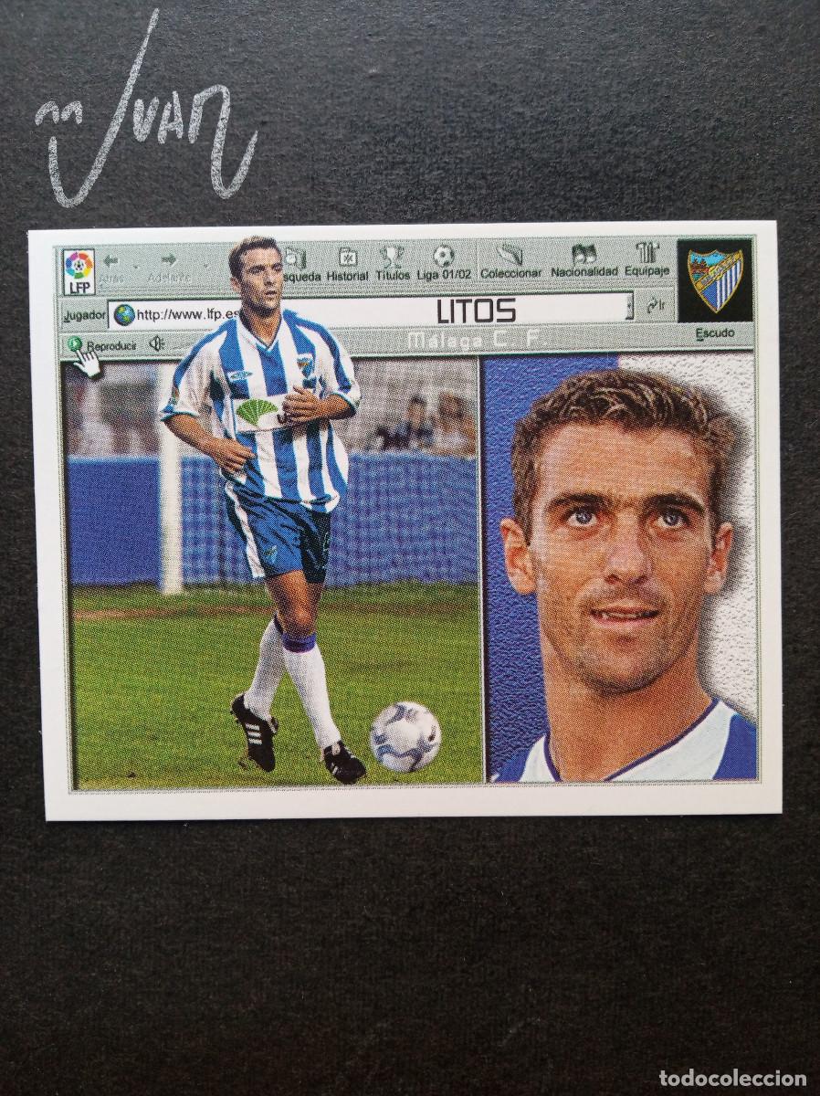 Cromos de f&uacute;tbol: COLOCA LITOS MALAGA PORTUGAL ⚽ COLECCIONES ESTE &reg; 2001 2002 LIGA 01 02 SIN PEGAR NUNCA PEGADO NUEVO