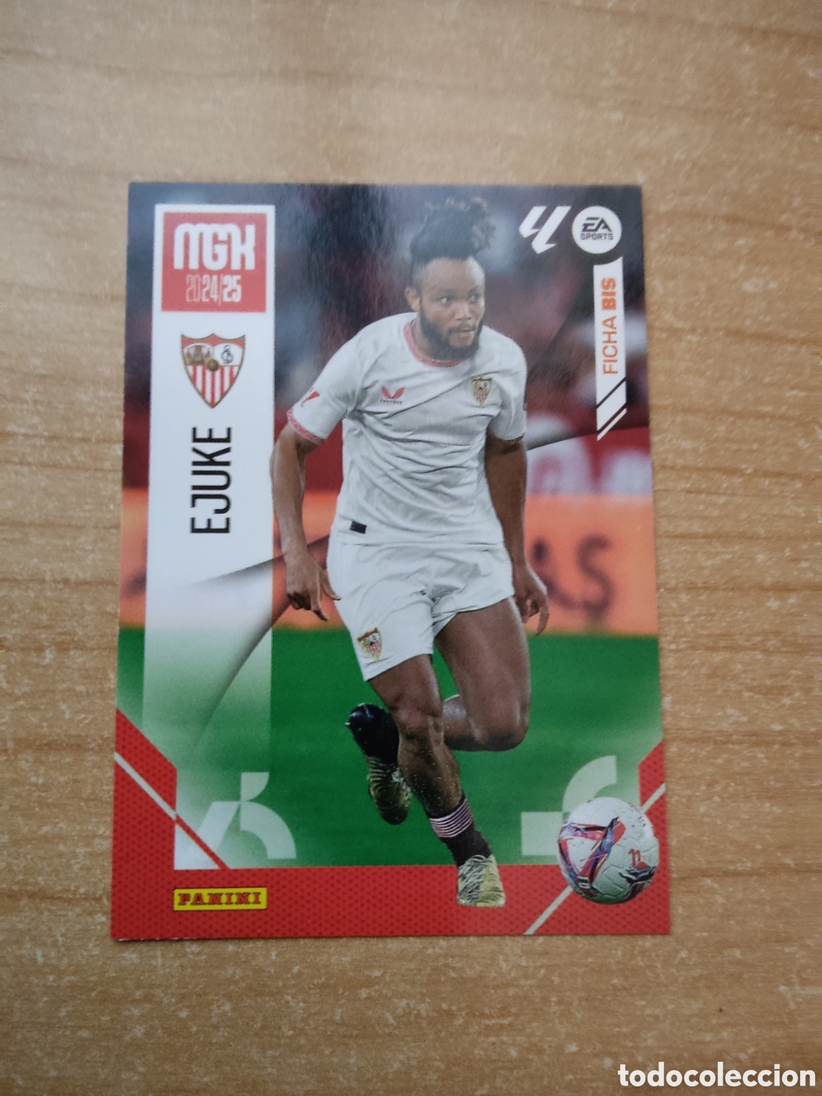 Cromos de f&uacute;tbol: 322 BIS EJUKE SEVILLA MEGACRACKS 2024 2025