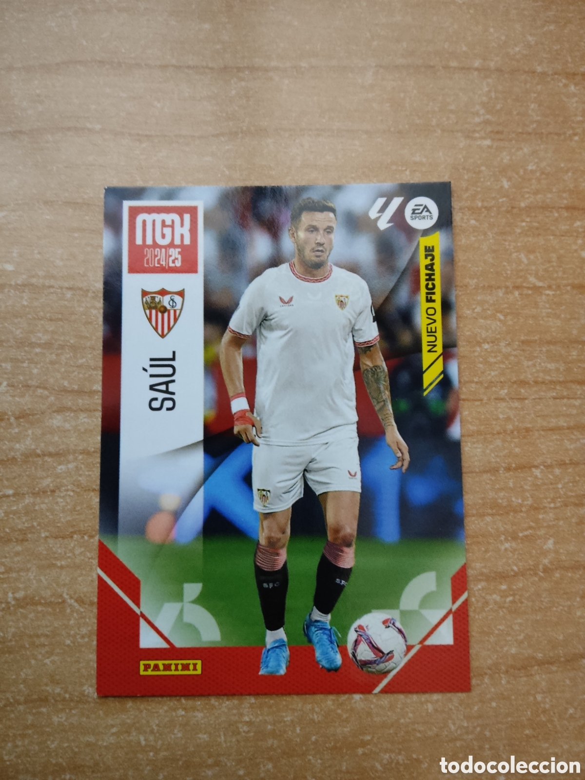 Cromos de f&uacute;tbol: 436 SAUL NUEVO FICHAJE SEVILLA MEGACRACKS 2024 2025