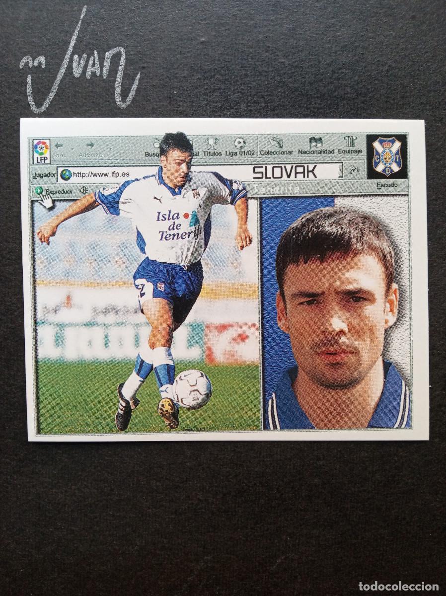 Cromos de f&uacute;tbol: COLOCA SLOVAK CD TENERIFE ESLOVAQUIA ⚽ COLECCIONES ESTE &reg; 2001 2002 LIGA 01 02 SIN PEGAR NUNCA NUEVO