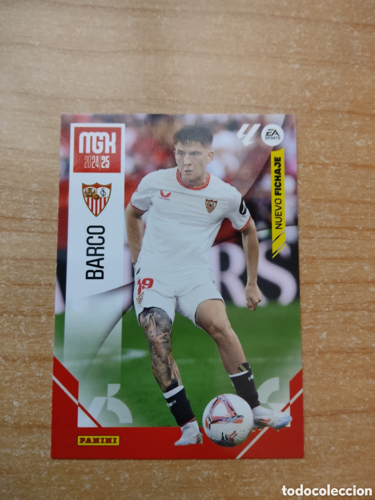 Football Stickers: 485 BARCO NUEVO FICHAJE SEVILLA MEGACRACKS 2024 2025