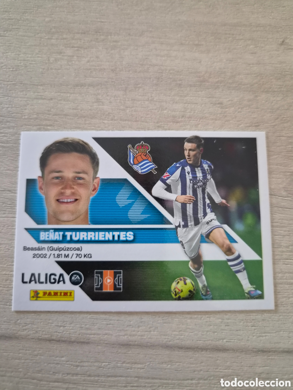 Football Stickers: N&deg;12 Real Sociedad Turrientes Liga Este 26/27