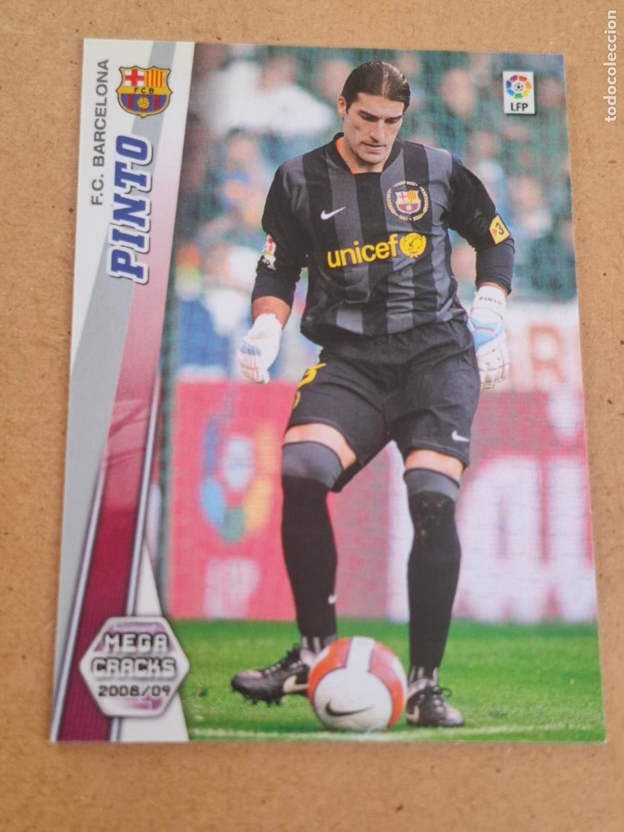 Football Stickers: MEGACRACKS 2008 2009 08 09 - PANINI - 57 BIS PINTO - FC. BARCELONA