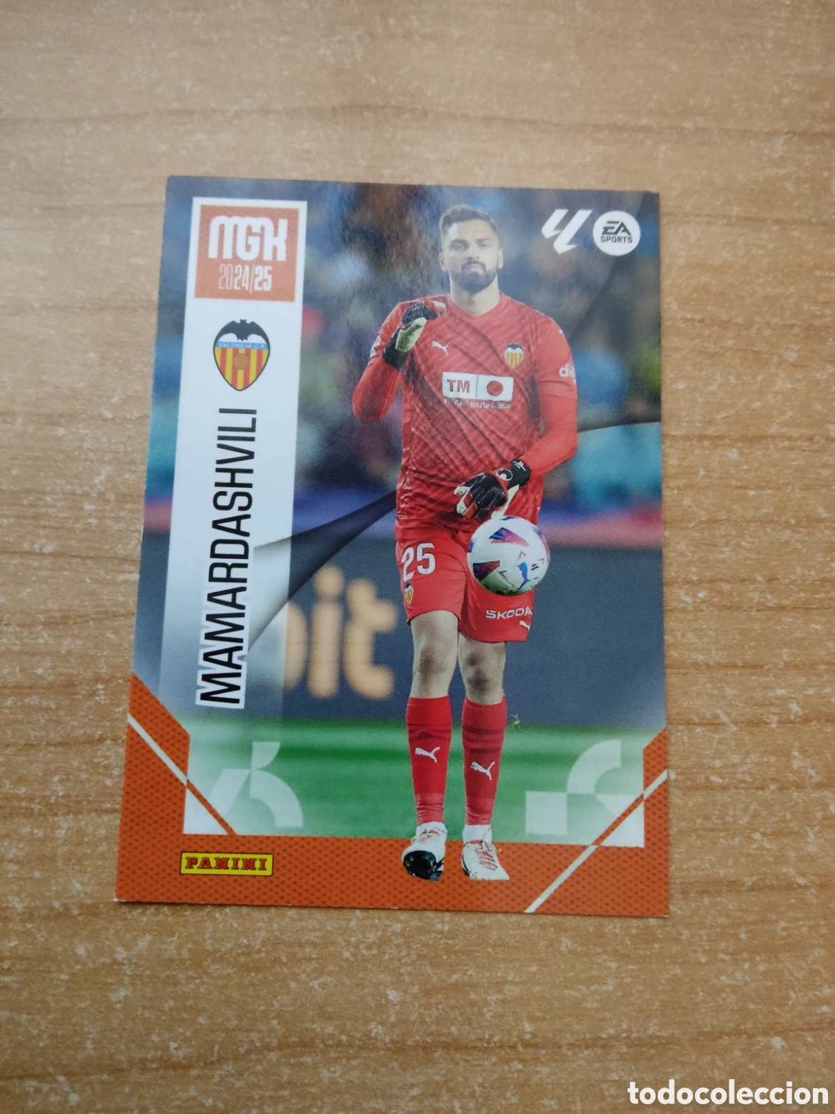 Football Stickers: 326 MAMARDASHVILI VALENCIA MEGACRACKS 2024 2025