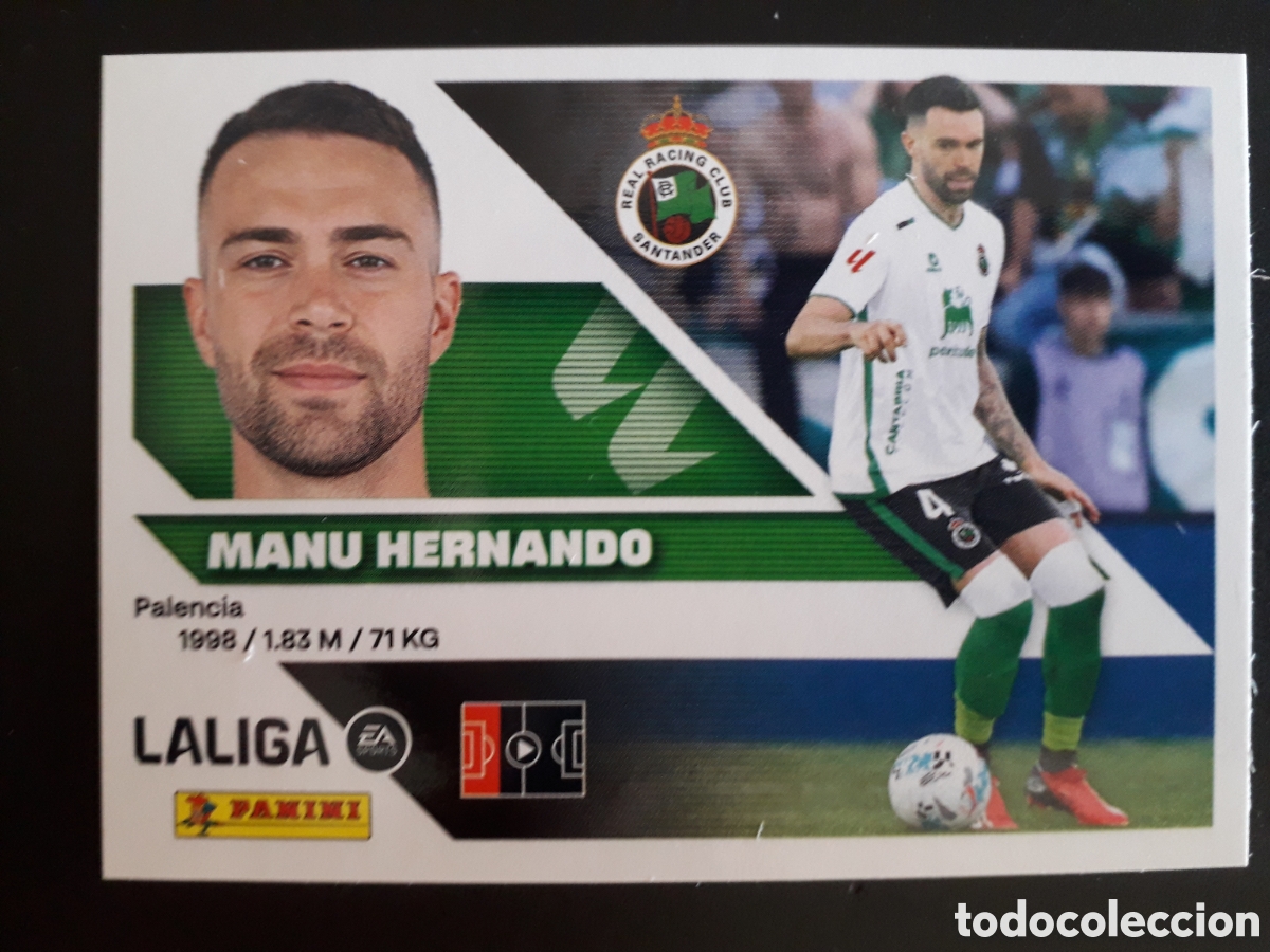 Football Stickers: MANU HERNANDO RACING DE SANTANDER N&deg; 9A ED ESTE 2026 2027 26 27 SIN PEGAR PEDIDO M&Iacute;NIMO 3&euro;