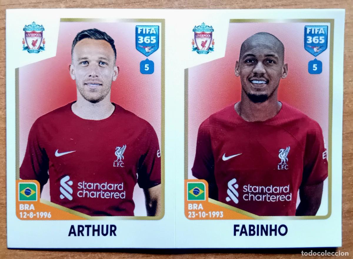 Football Stickers: Figurina Panini 2022-23 Cromo Fifa 365 2023 Arthur Fabinho Liverpool n 74