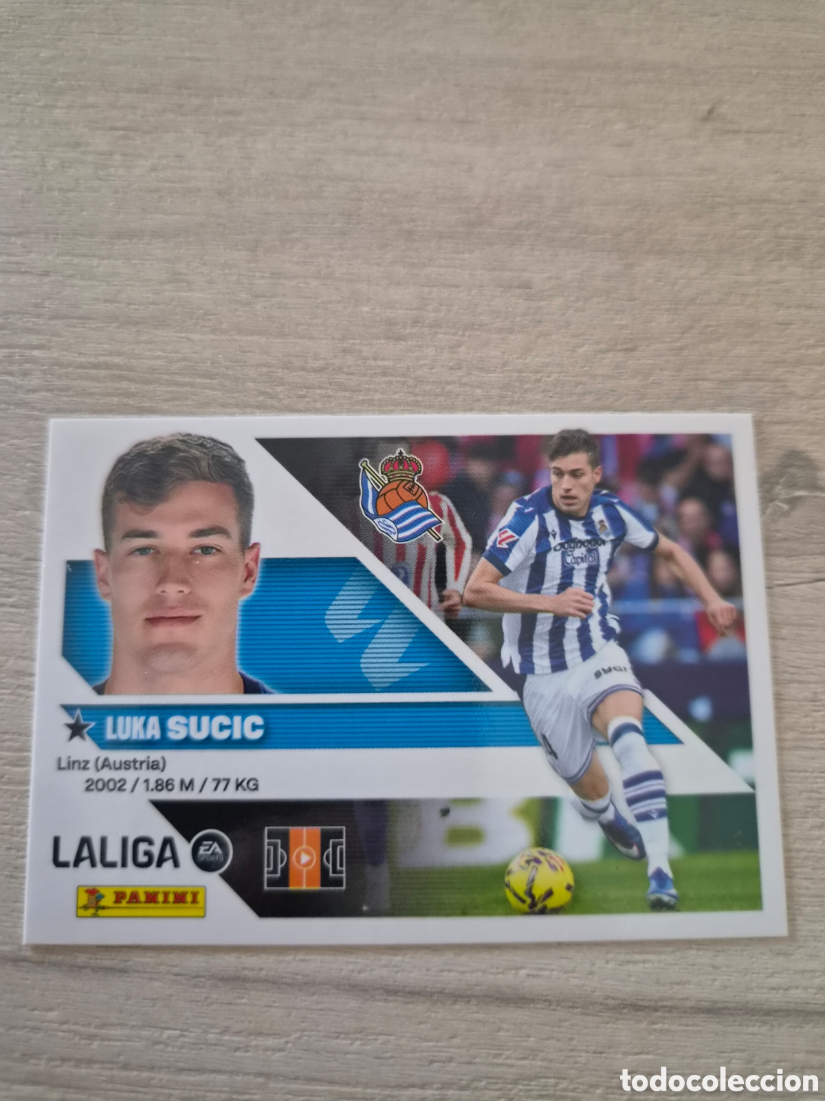 Football Stickers: N&deg;15 Real Sociedad Sucic Liga Este 26/27