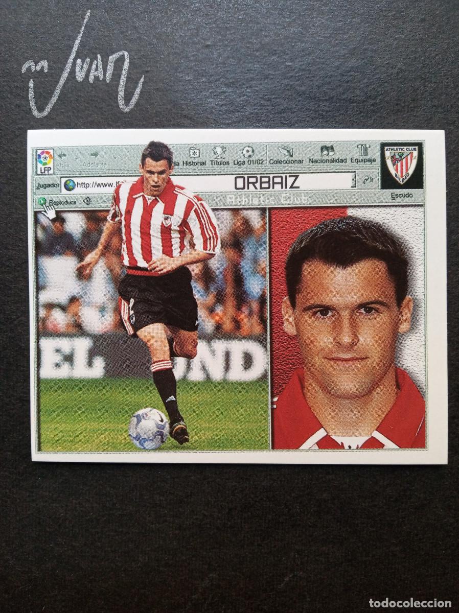 Cromos de f&uacute;tbol: ORBAIZ ATHLETIC CLUB BILBAO ⚽ COLECCIONES ESTE &reg; 2001 2002 LIGA 01 02 SIN PEGAR NUNCA NUEVO