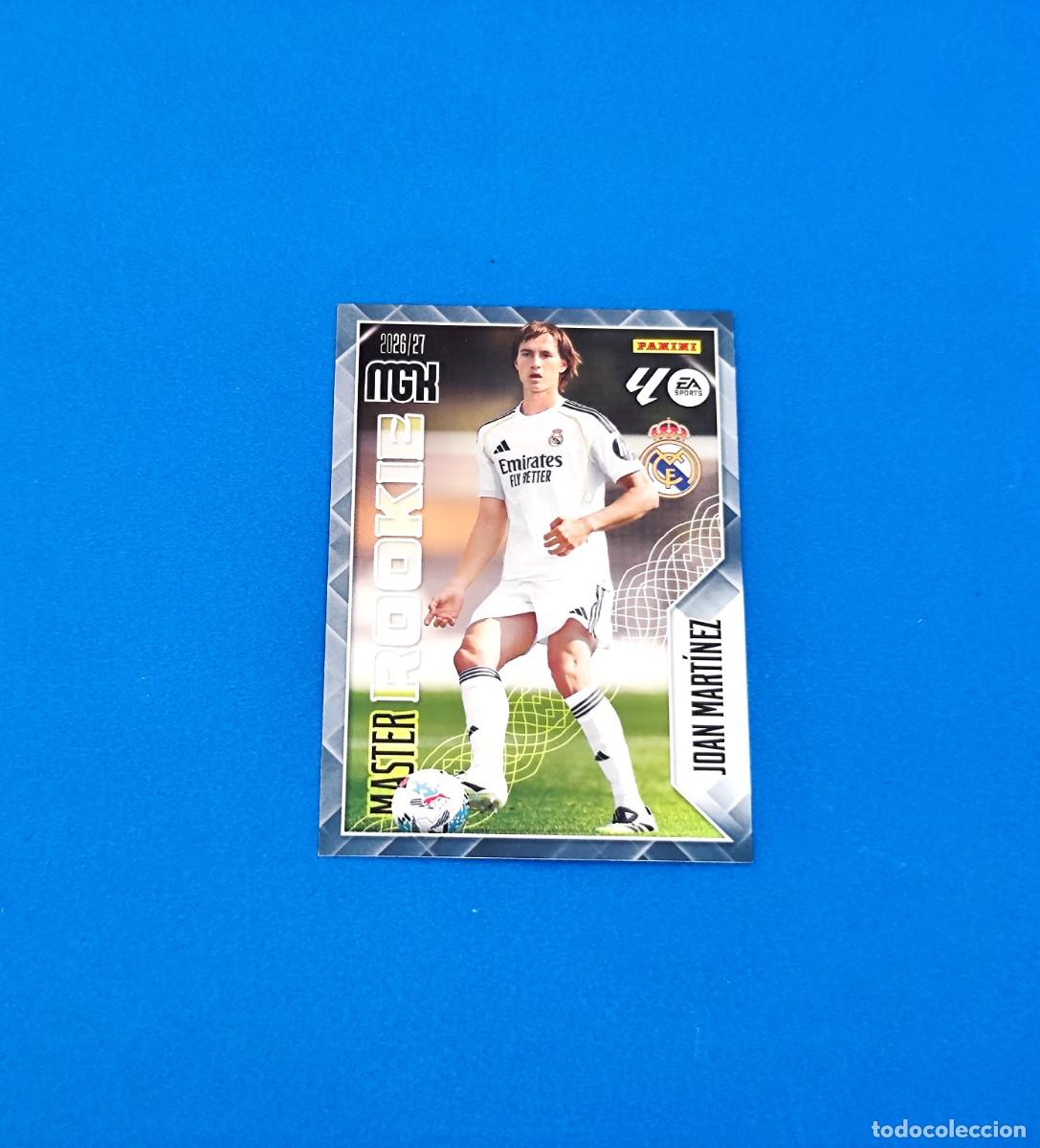 Football Stickers: Megacracks 2026 2027 / 26 27 Master Rookie Real Madrid Joan Mart&iacute;nez