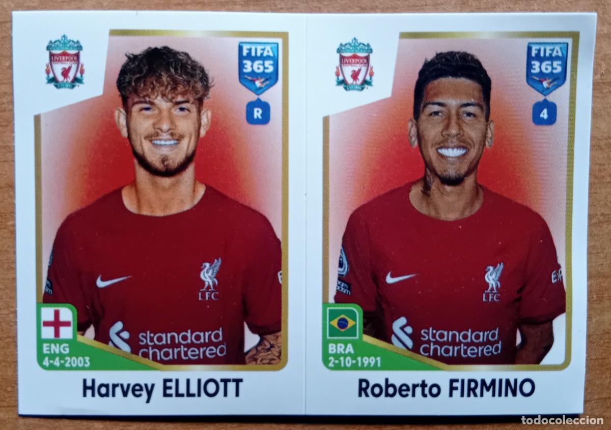Cartes &agrave; collectionner de Football: Figurina Panini 2022-23 Cromo Fifa 365 2023 Elliott Firmino Liverpool n 82