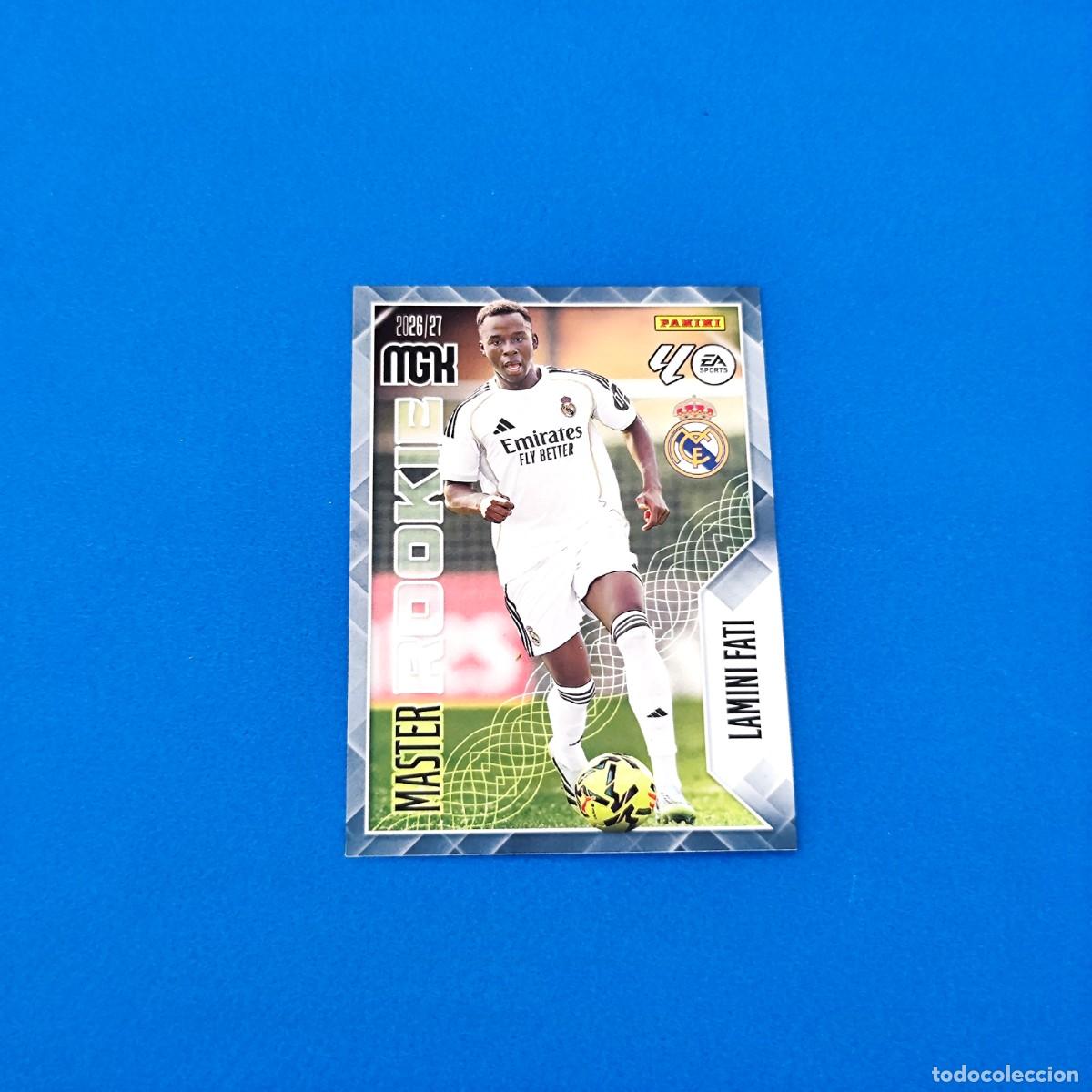 Football Stickers: Megacracks 2026 2027 / 26 27 Master Rookie Real Madrid Lamini Fati