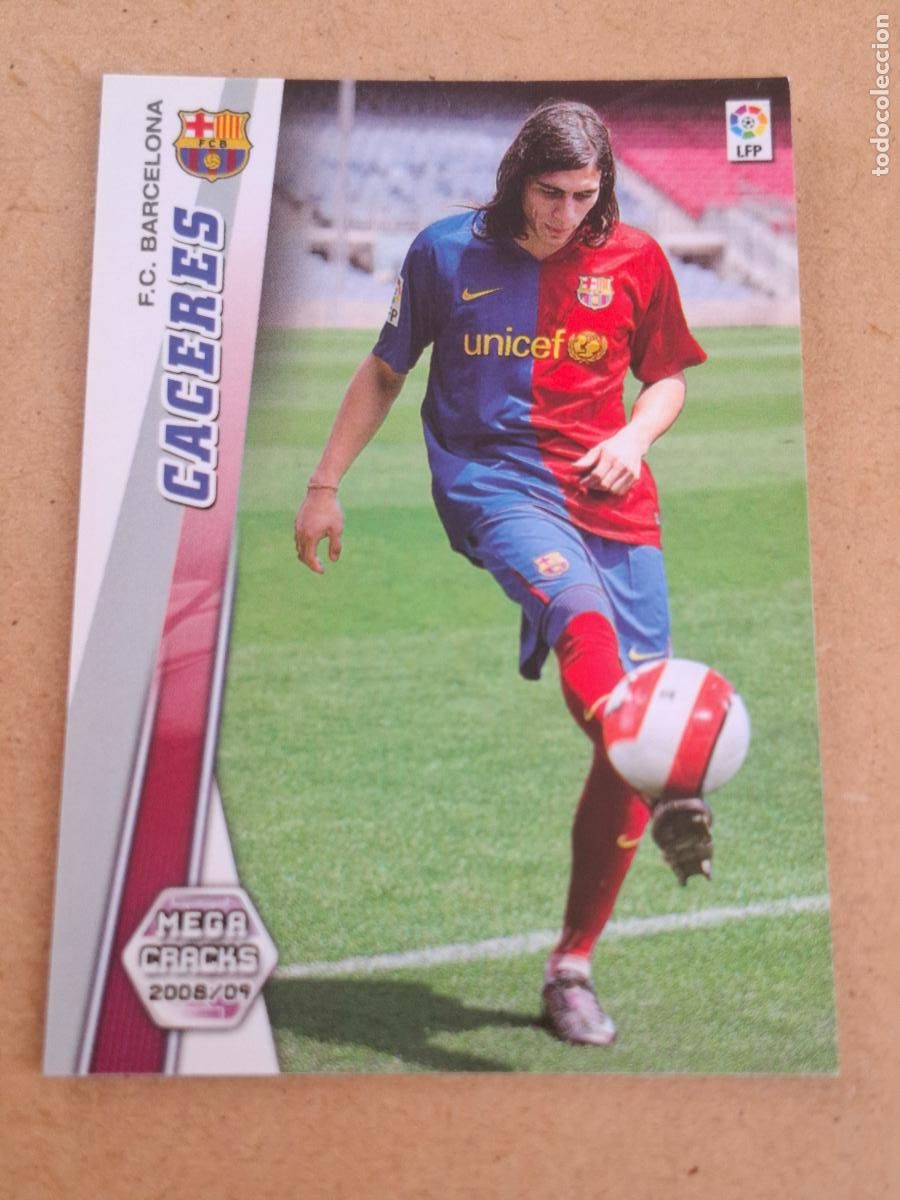 Cartes &agrave; collectionner de Football: MEGACRACKS 2008 2009 08 09 - PANINI - 61 C&Aacute;CERES - FC. BARCELONA