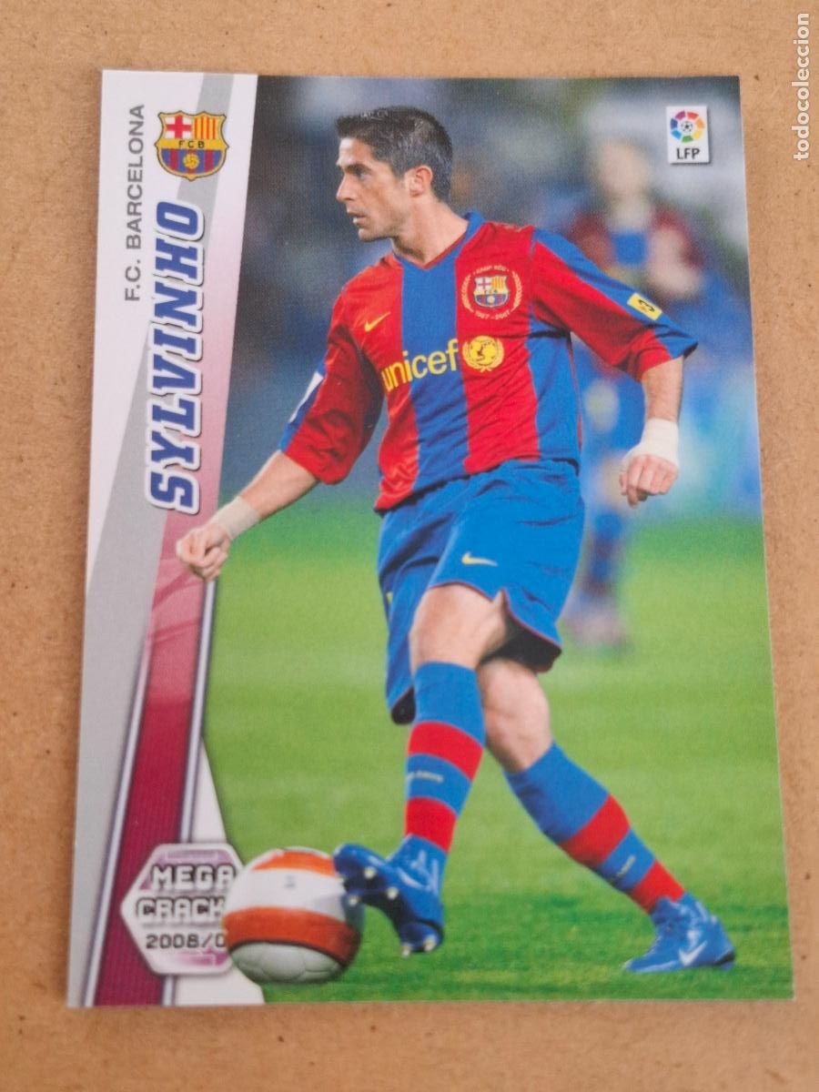 Cartes &agrave; collectionner de Football: MEGACRACKS 2008 2009 08 09 - PANINI - 63 SYLVINHO - FC. BARCELONA