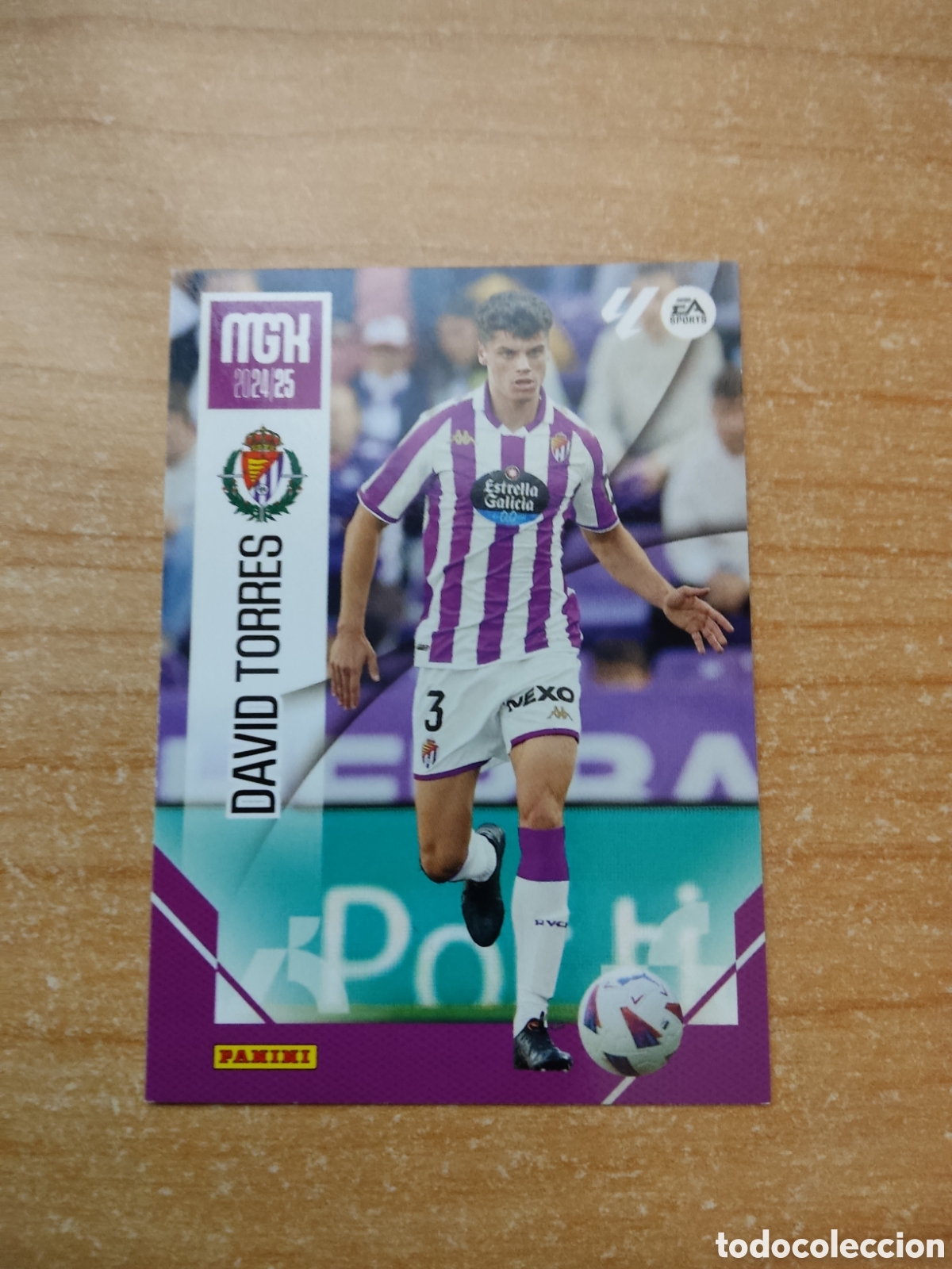 Football Stickers: 350 DAVID TORRES VALLADOLID MEGACRACKS 2024 2025