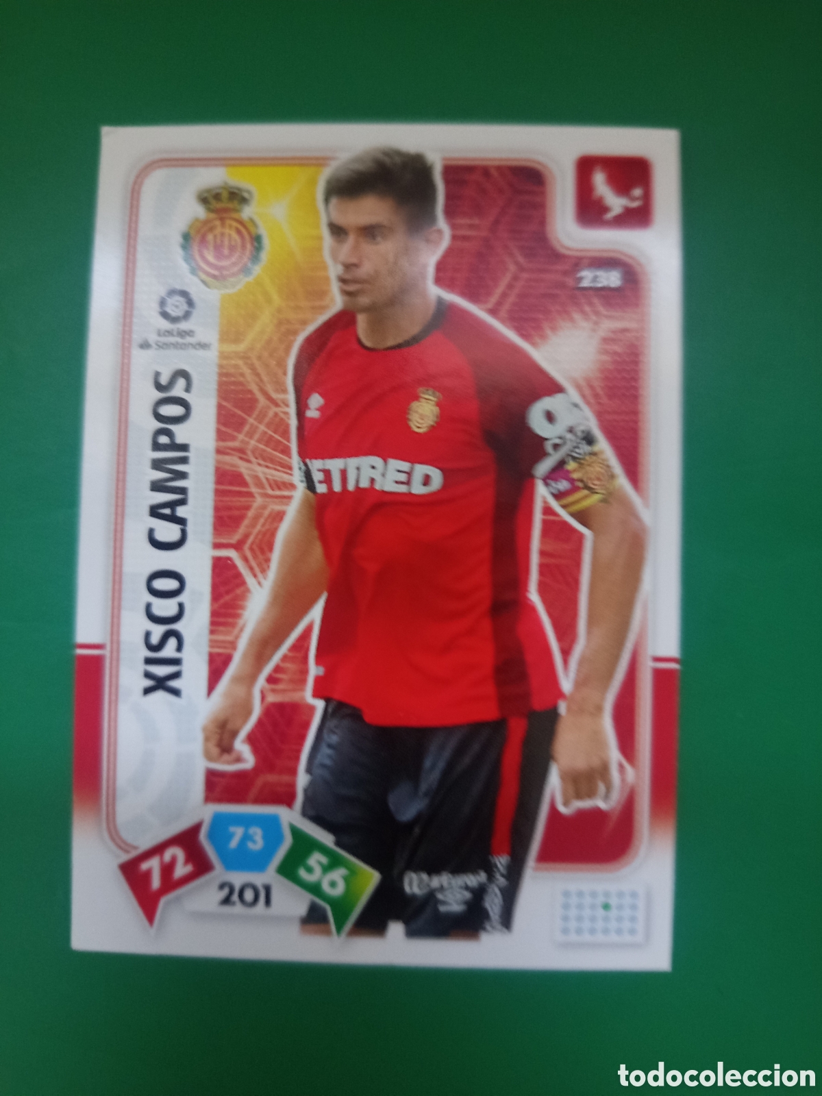 Football Stickers: ❇️ CROMO ⚽ CARD XISCO CAMPOS MALLORCA N&ordm; 238 ADRENALYN 2019 2020 19 20 PANINI ❇️