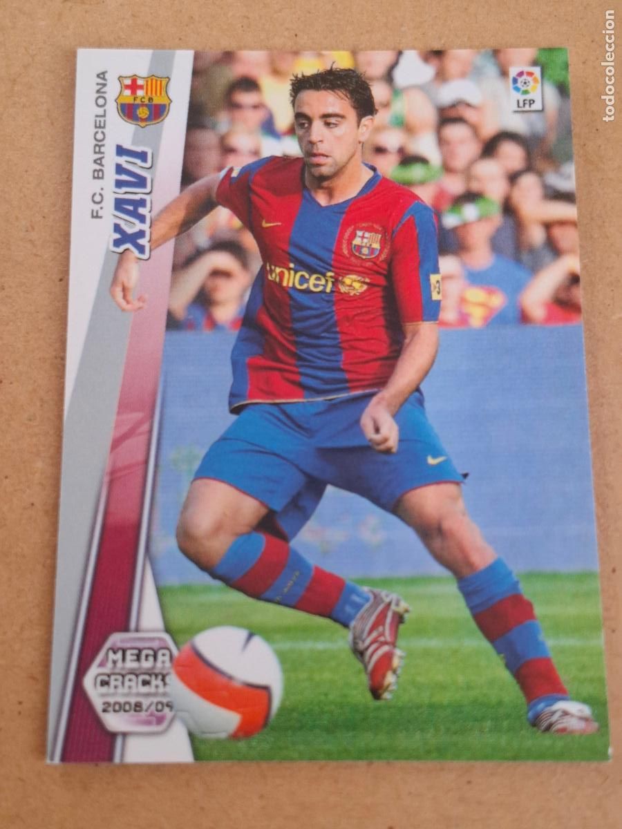 Football Stickers: MEGACRACKS 2008 2009 08 09 - PANINI - 65 XAVI - FC. BARCELONA