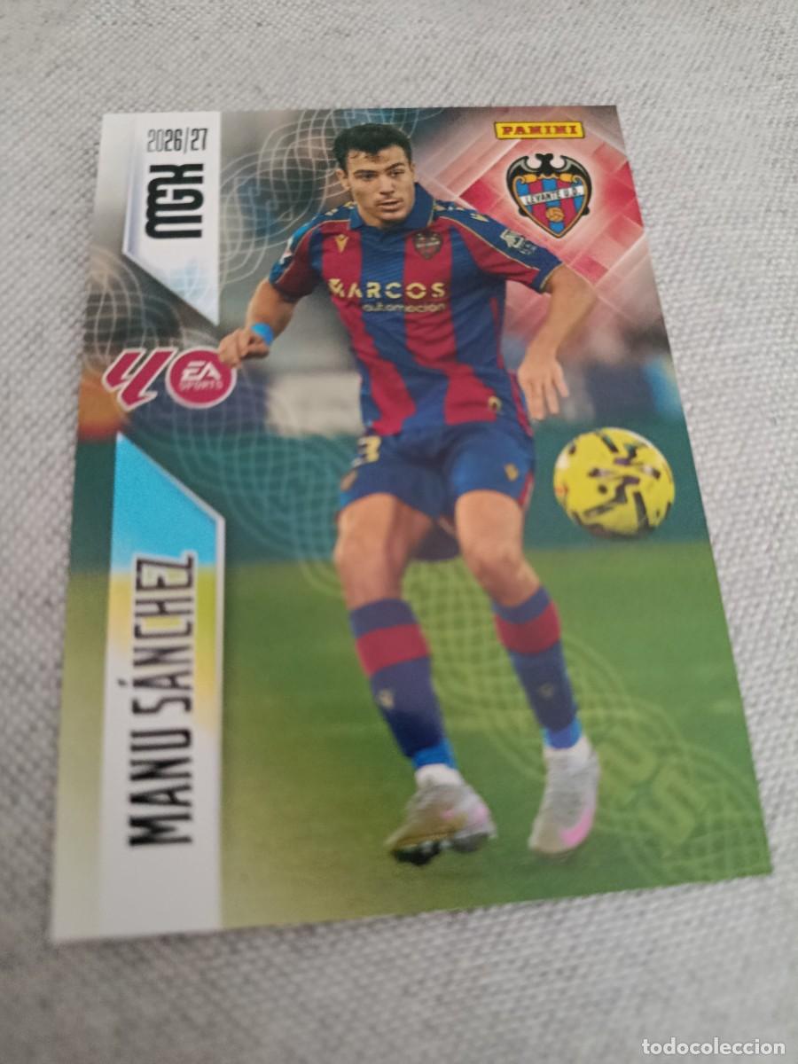 Football Stickers: Megacracks 26/27. 206- Manu S&aacute;nchez. Levante.