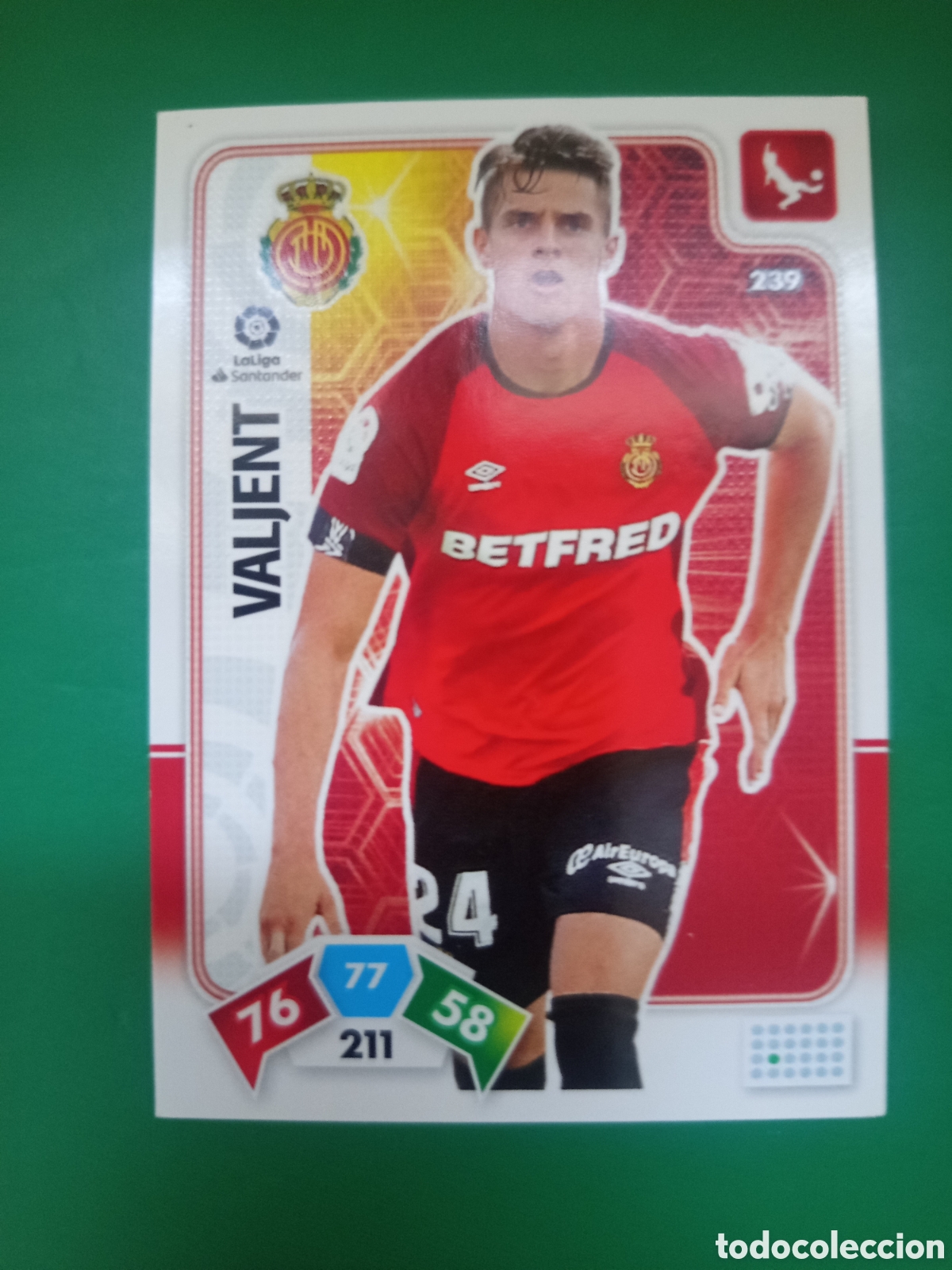 Football Stickers: ❇️ CROMO ⚽ CARD VALJENT MALLORCA N&ordm; 239 ADRENALYN 2019 2020 19 20 PANINI ❇️